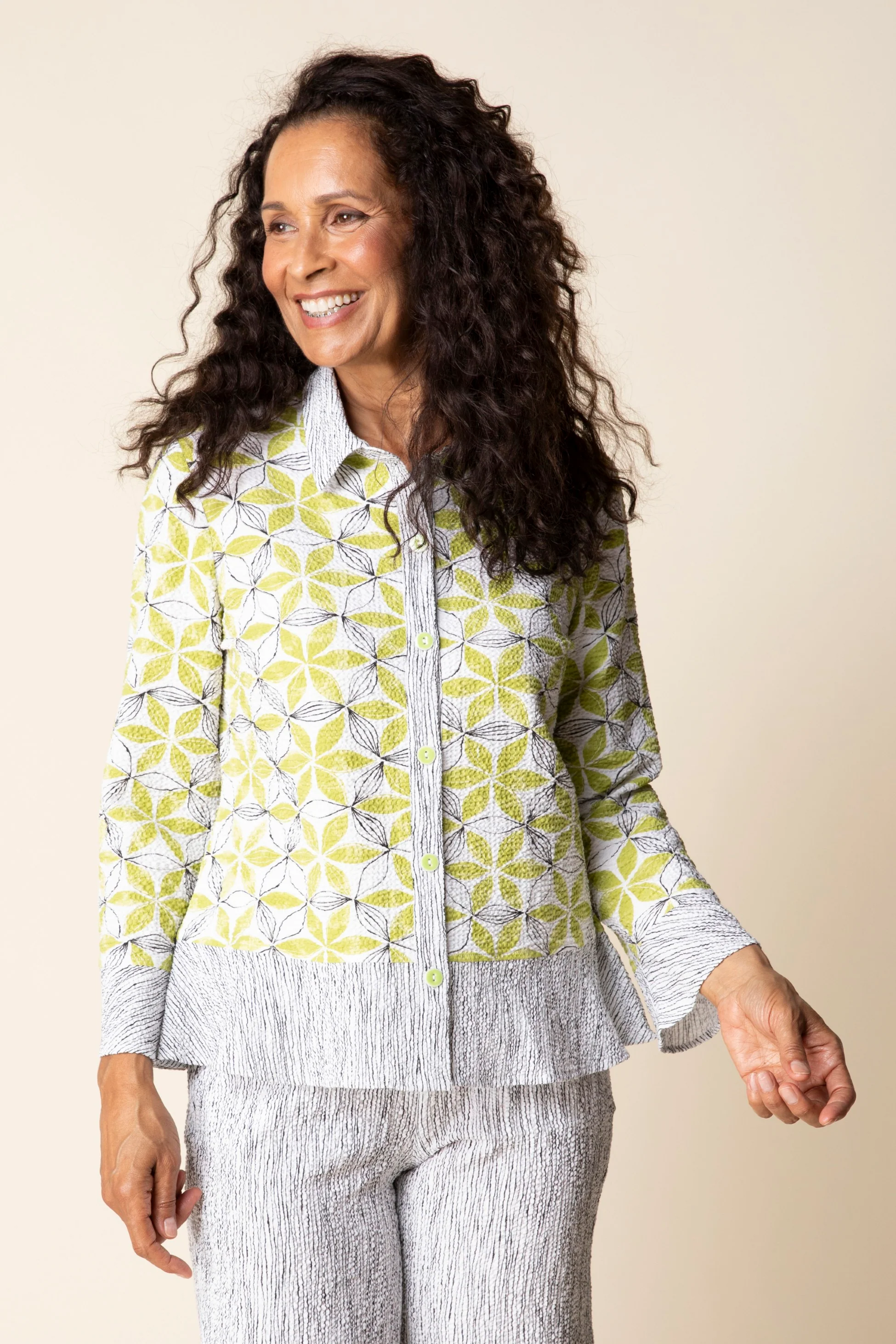 Amalfi Floral Flounce Top - Image 3