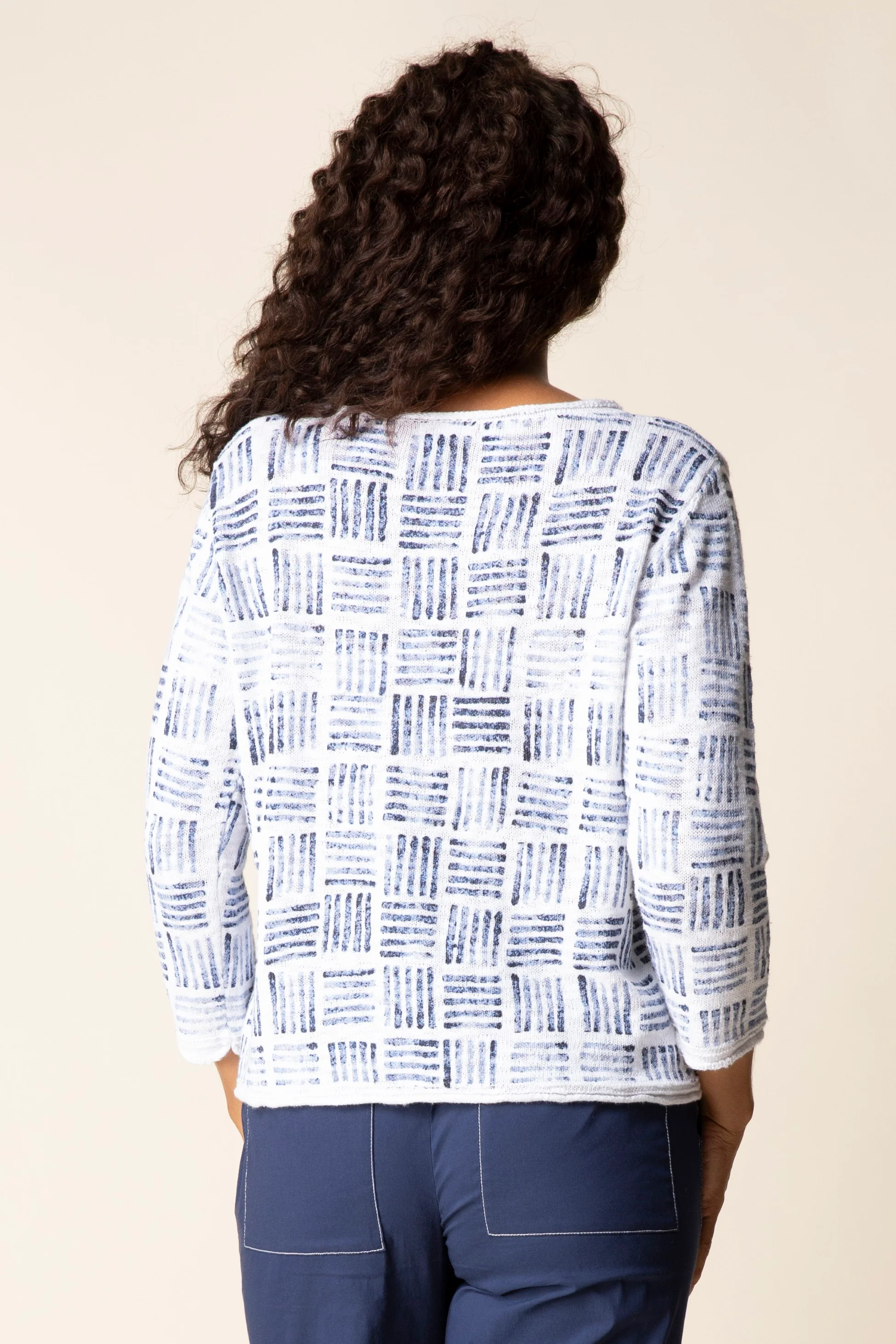 Block Print Summer Pullover - Image 3