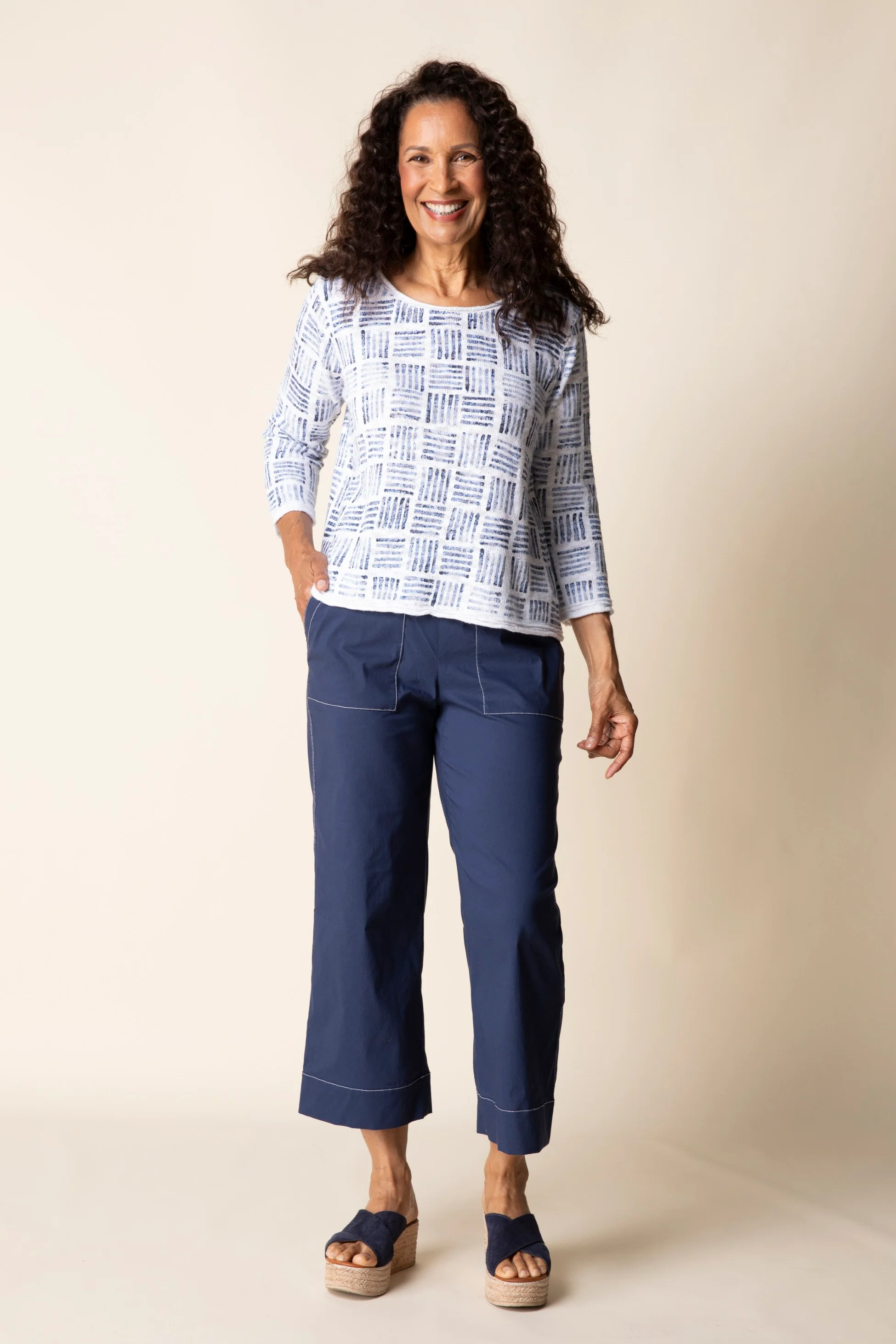 Block Print Summer Pullover - Image 4