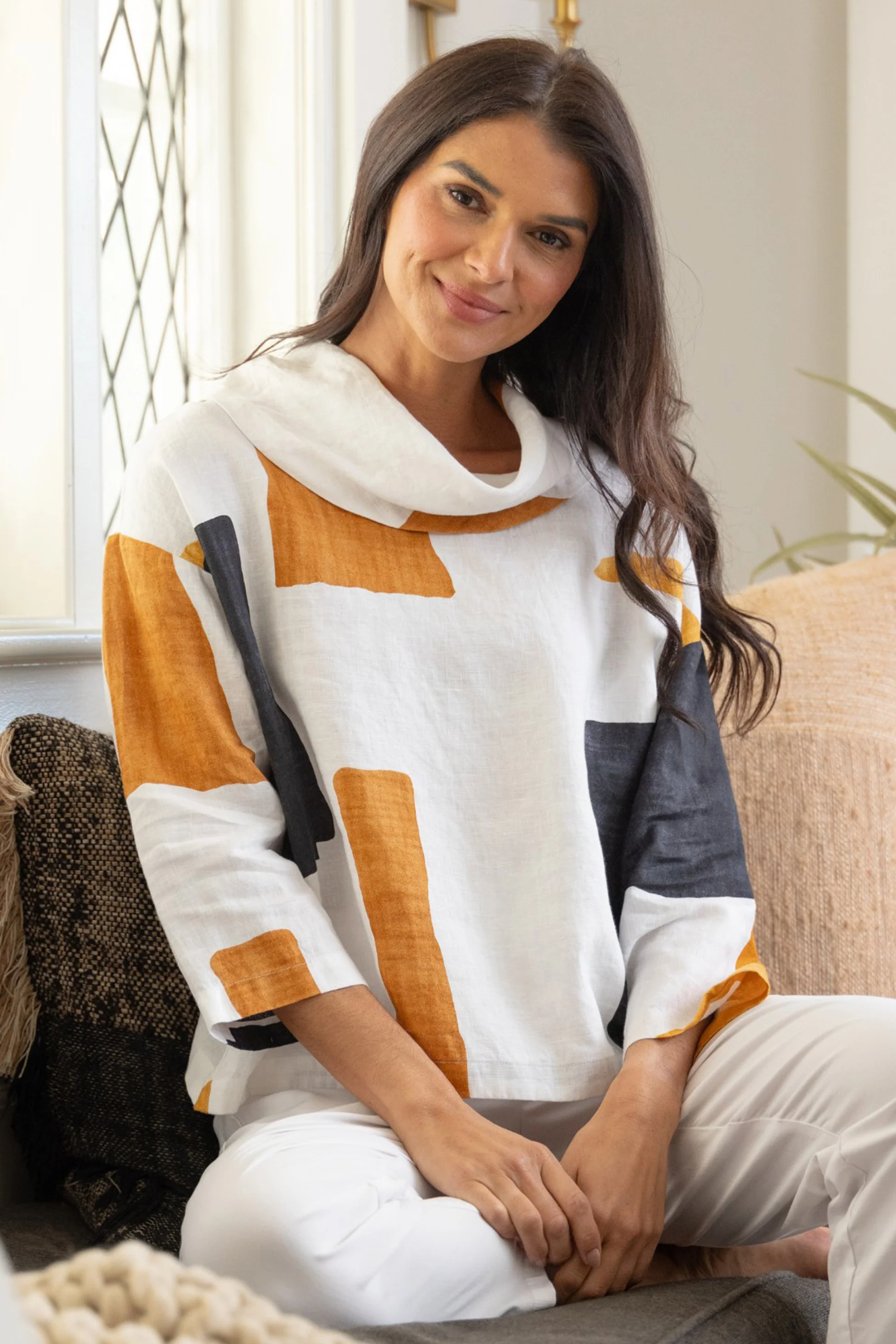 Coastal Colorblock Stay Centered Cowl - Image 6