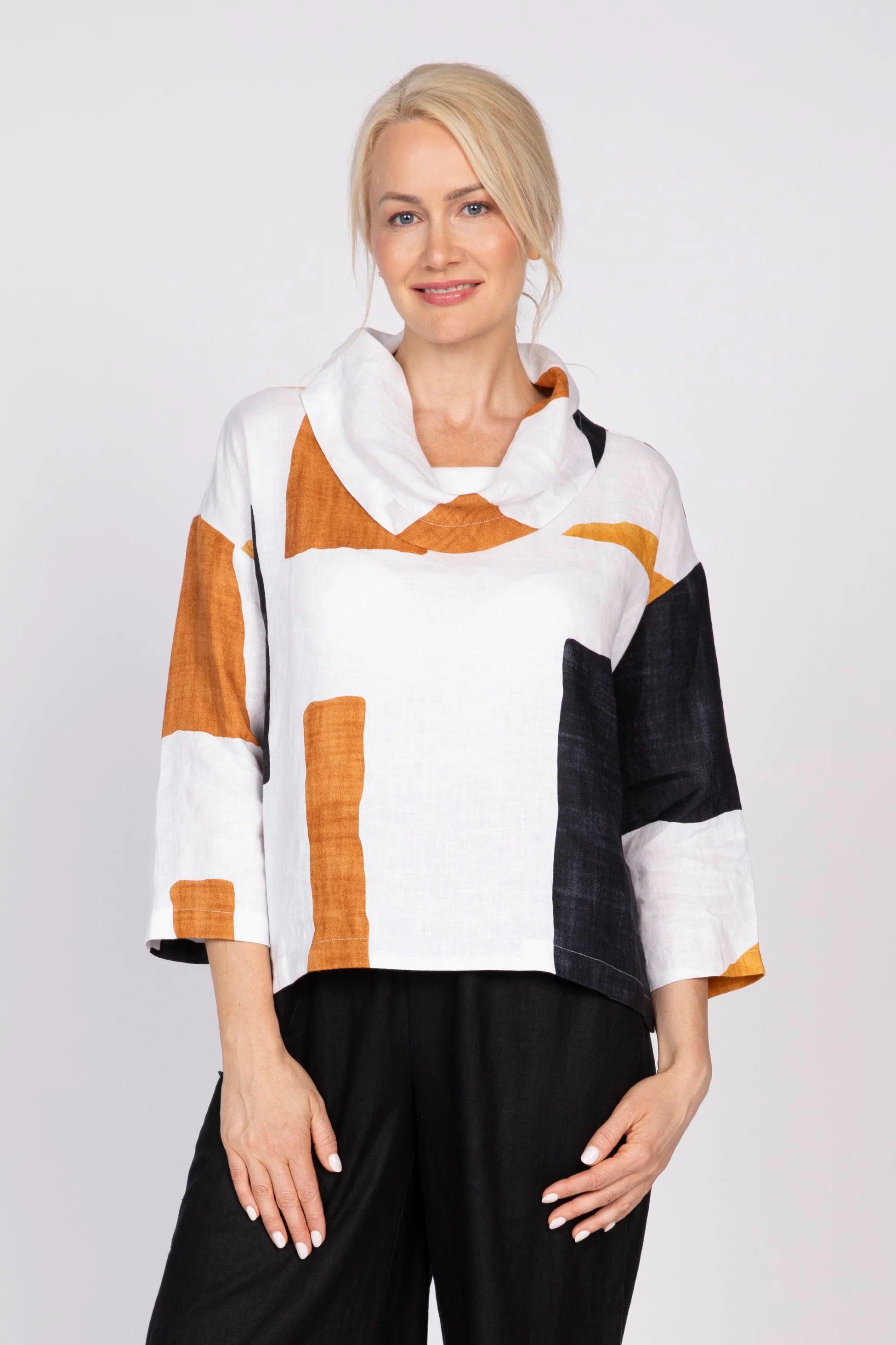 Coastal Colorblock Stay Centered Cowl - Image 7