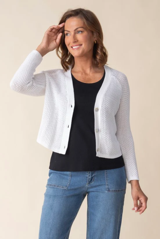Coastal Crochet Cardigan - Image 4