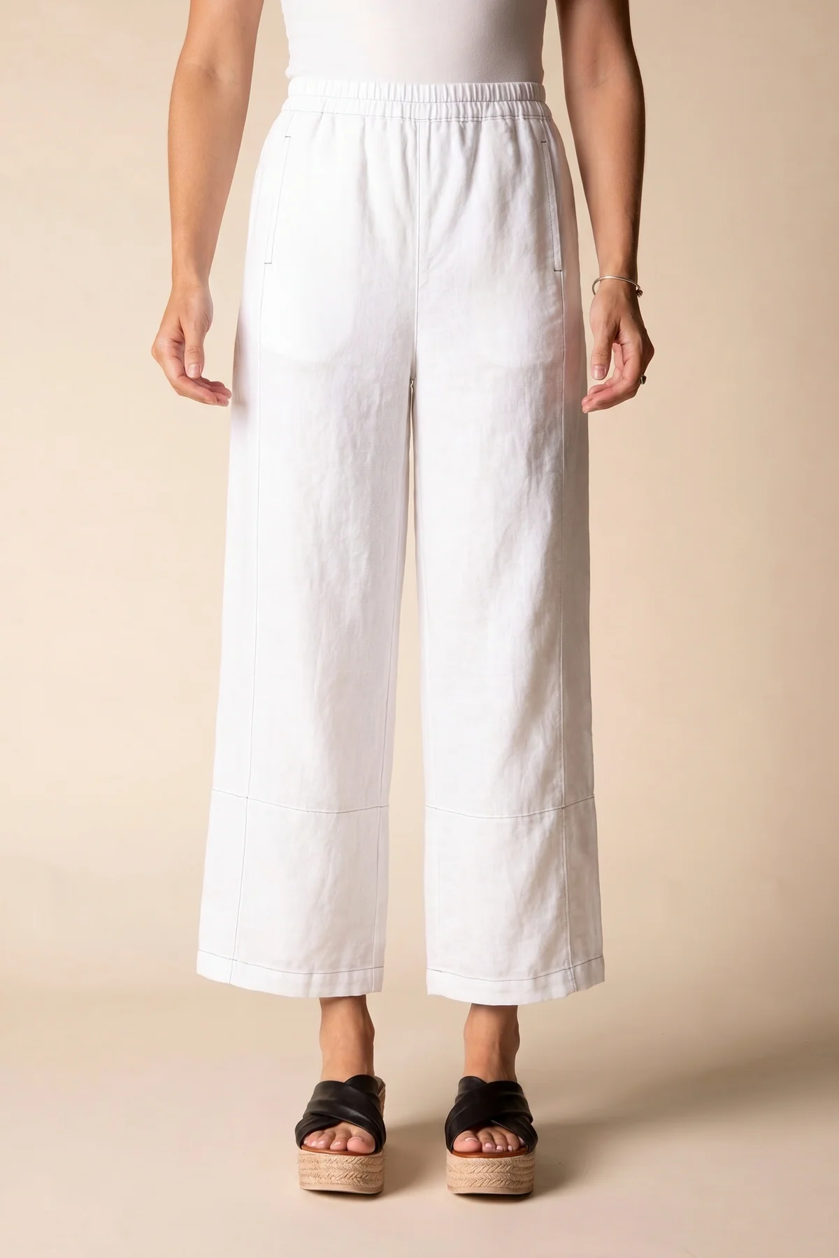 Contrast Seams Crop Pant - Image 10