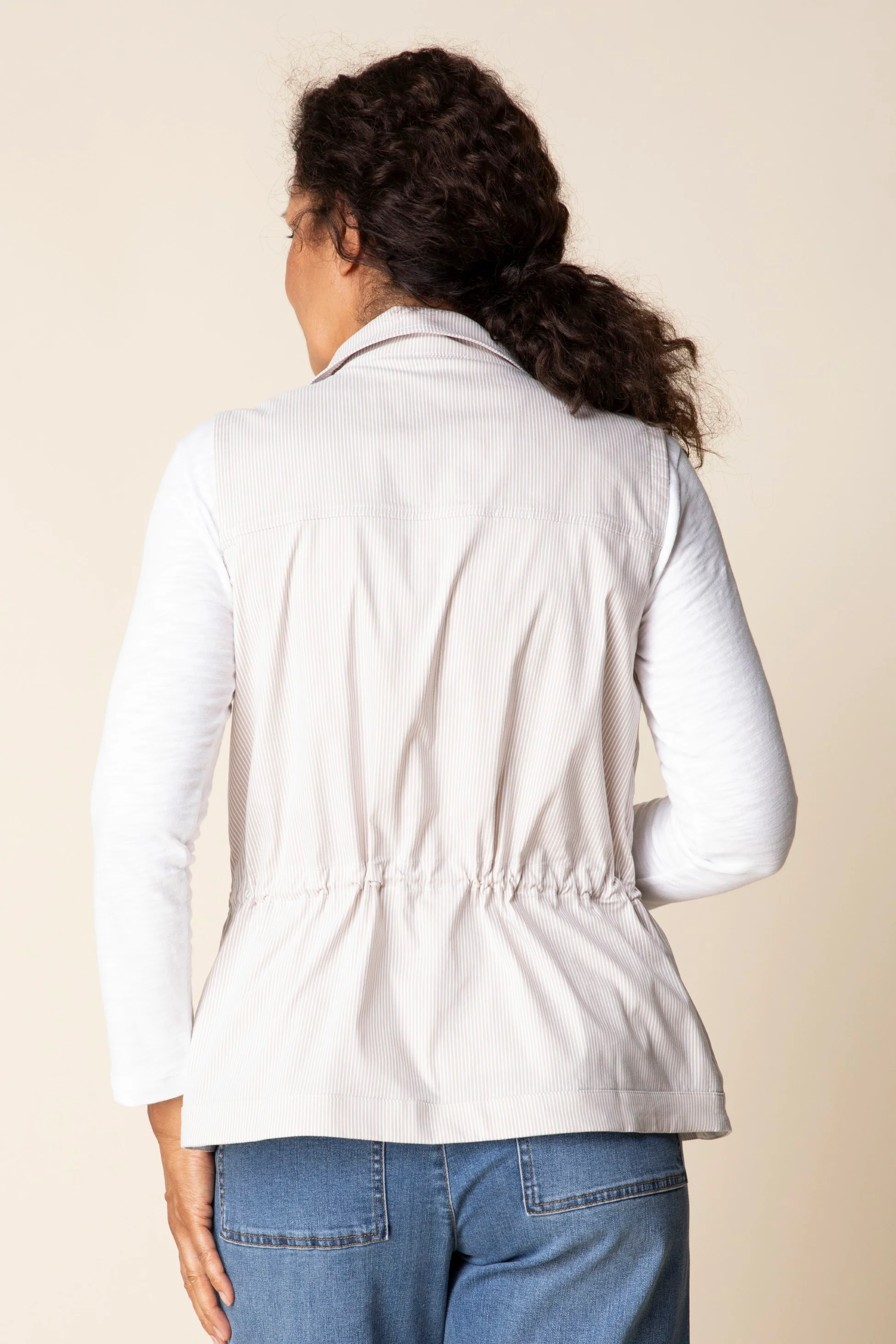 Cool Tech Stripe Layering Vest - Image 2