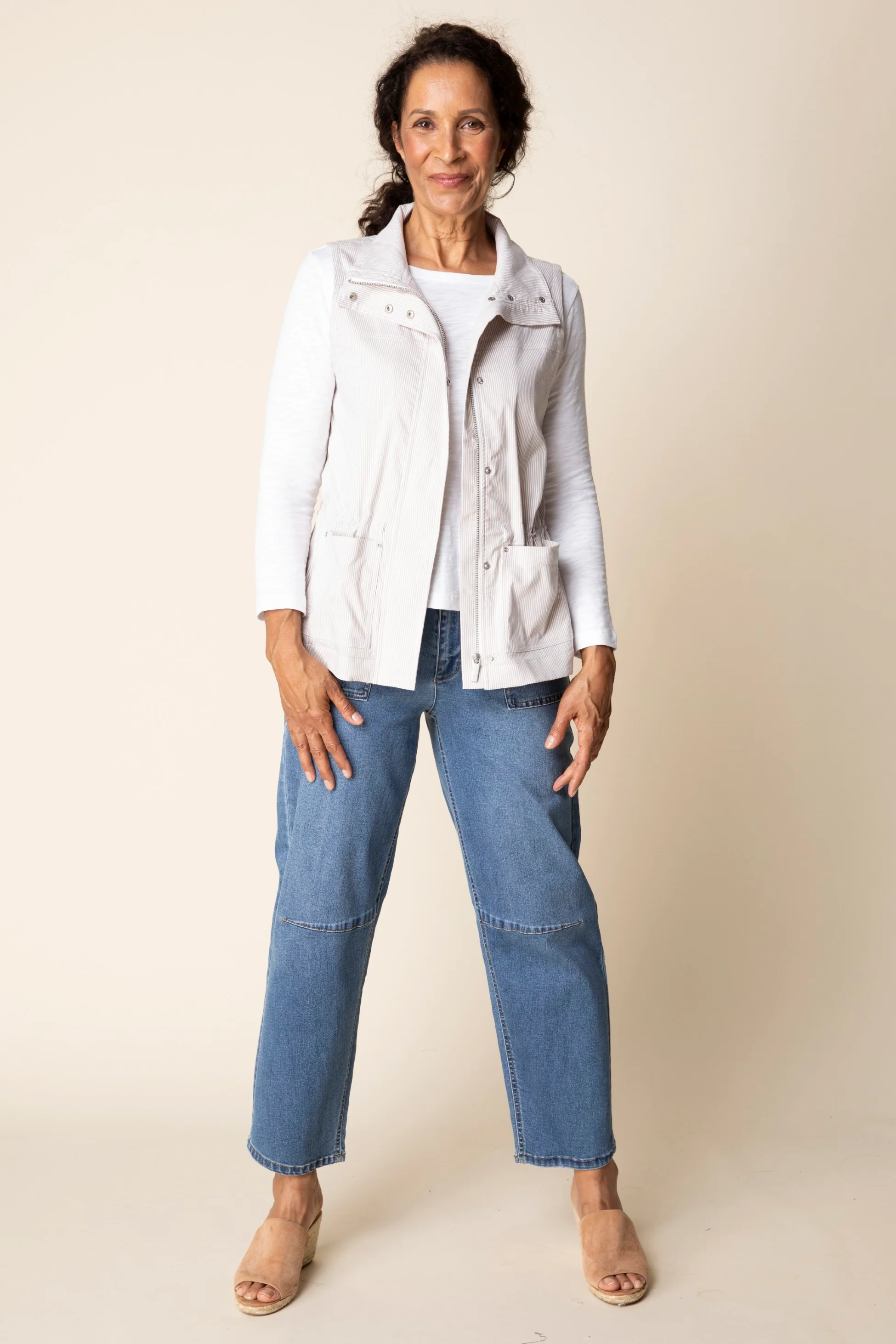 Cool Tech Stripe Layering Vest - Image 3