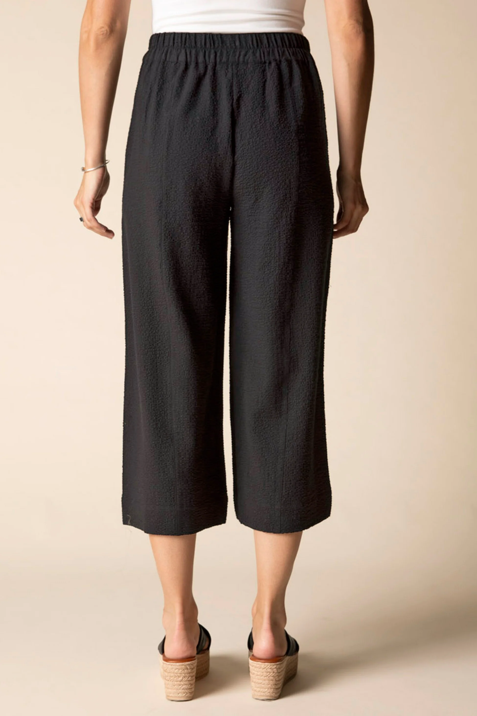 Crinkle Crepe Aria Capri - Image 4