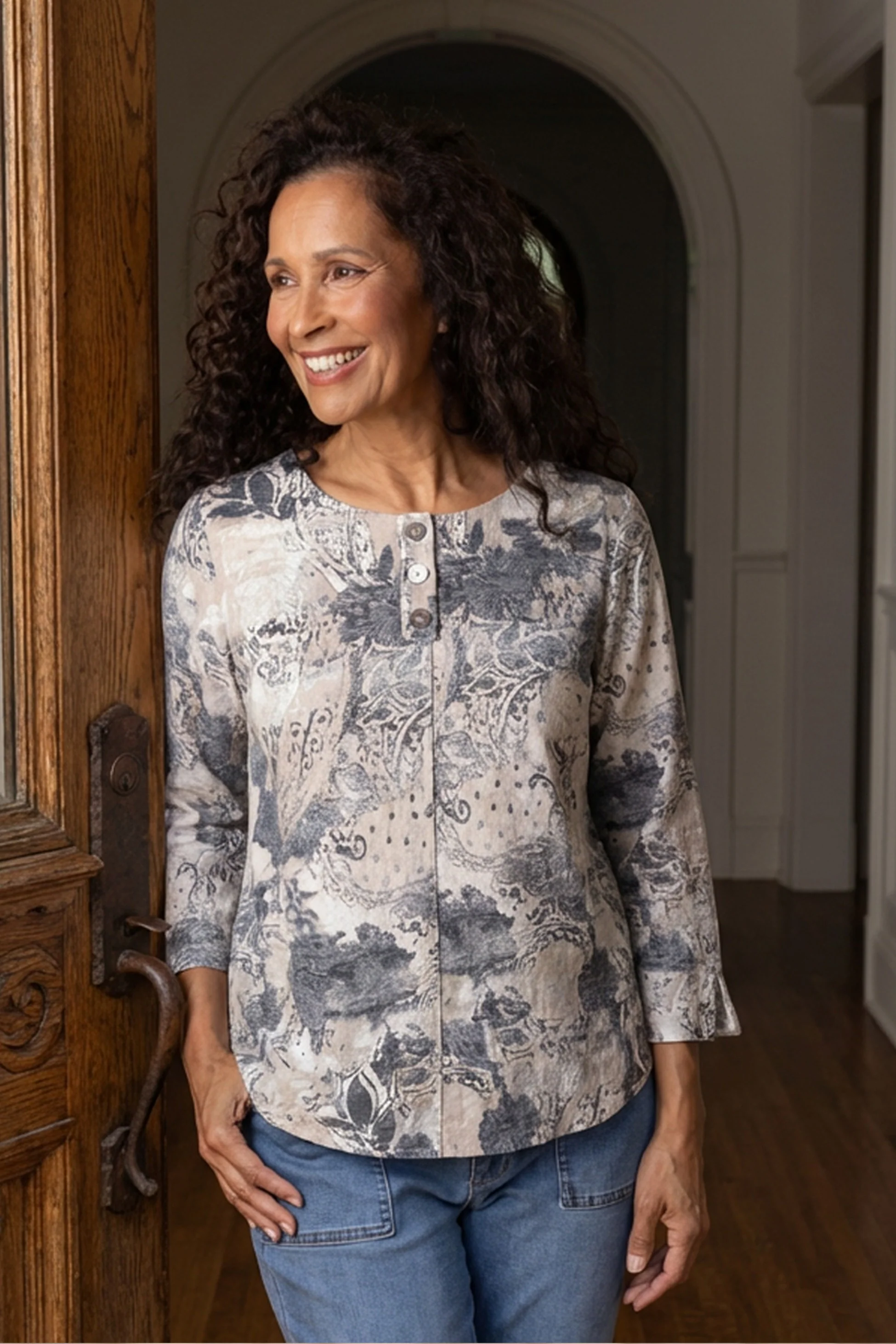 Destination Unknown Pleat Back Pullover - Image 4