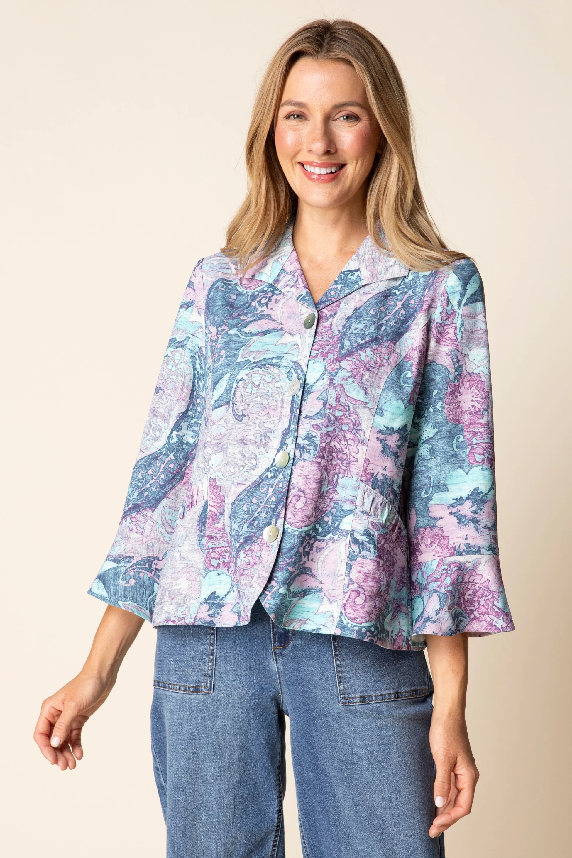 Destination Unknown Shirred Pocket Jacket - Image 4
