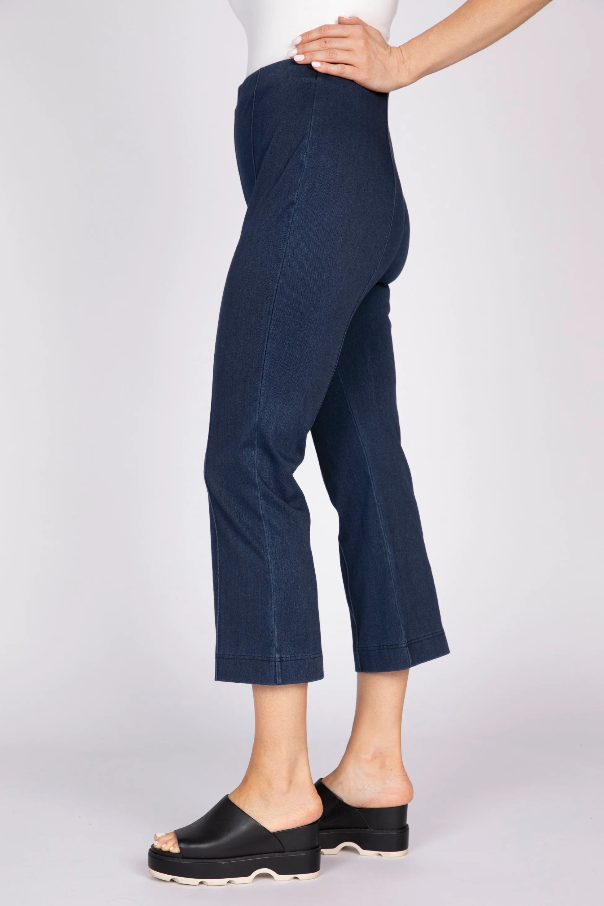 Dream Weave Denim Kickflare Capri - Image 2