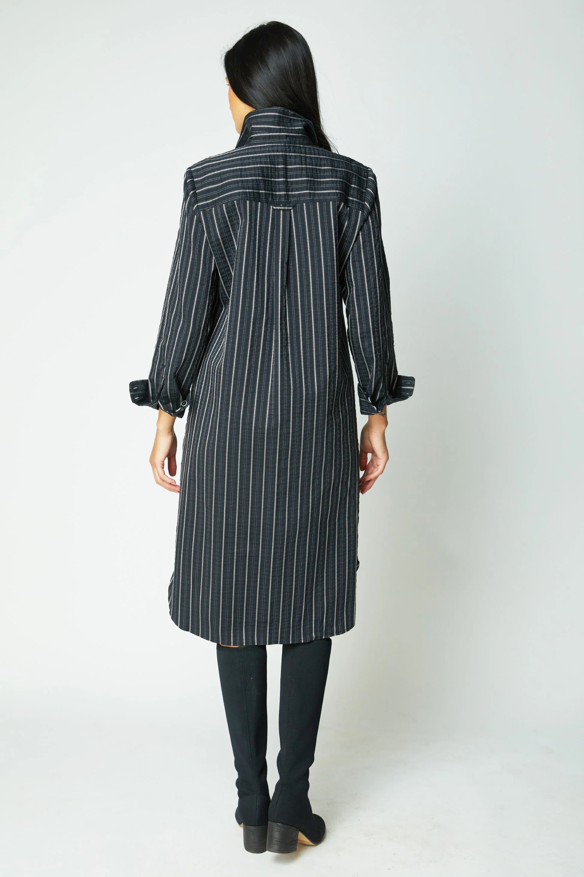 Eastside Stripe Cafe Dress - Image 3