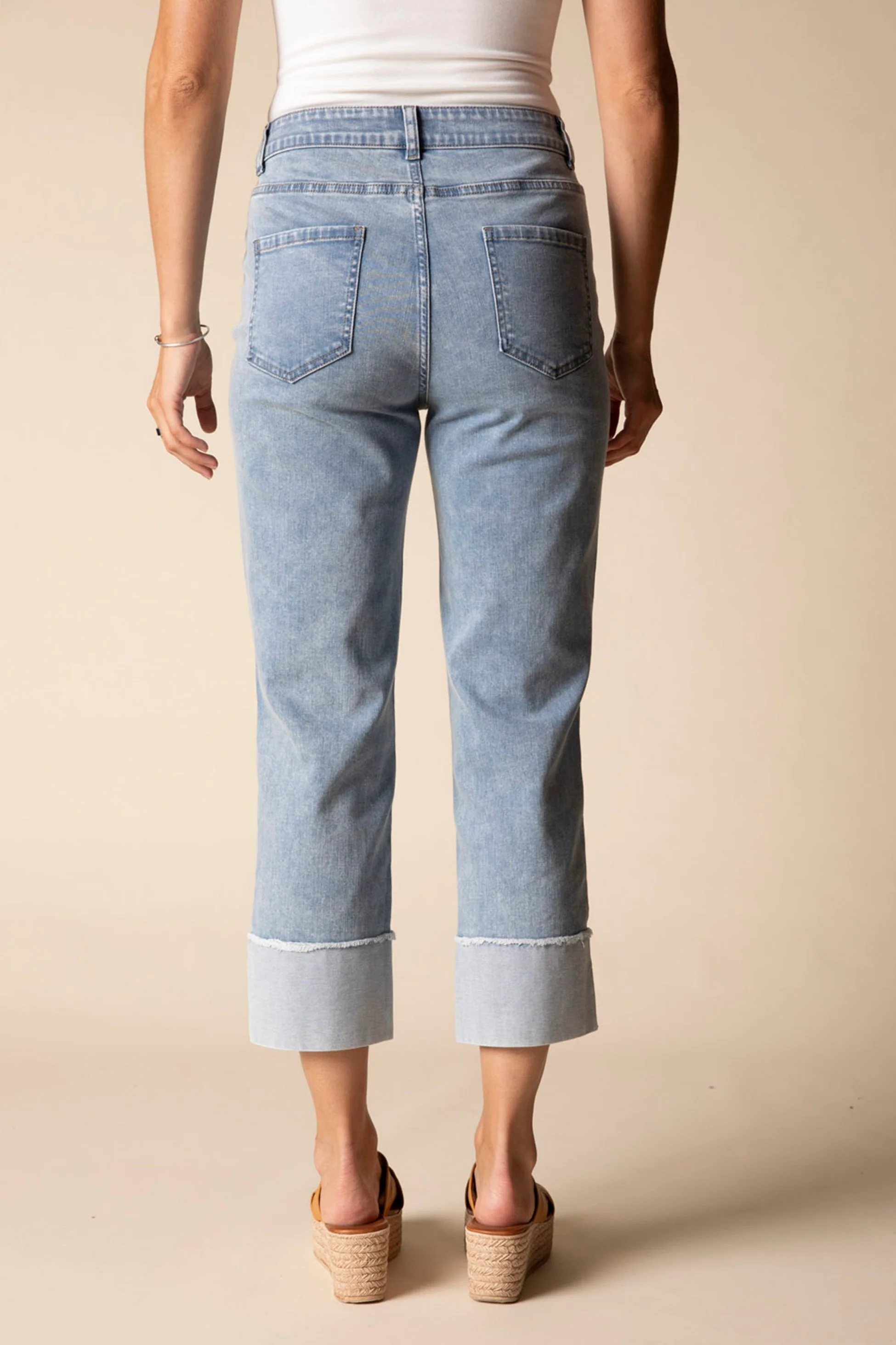 Embroidered Cuff Easy Jean - Image 5