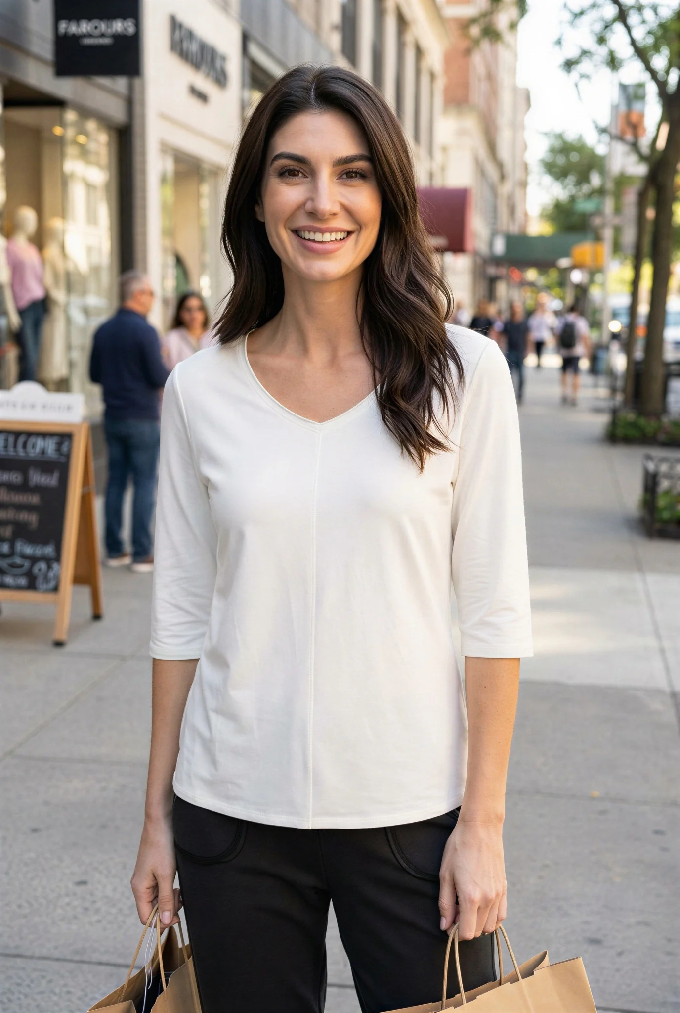Essential Knit Perfect Tee - Image 4