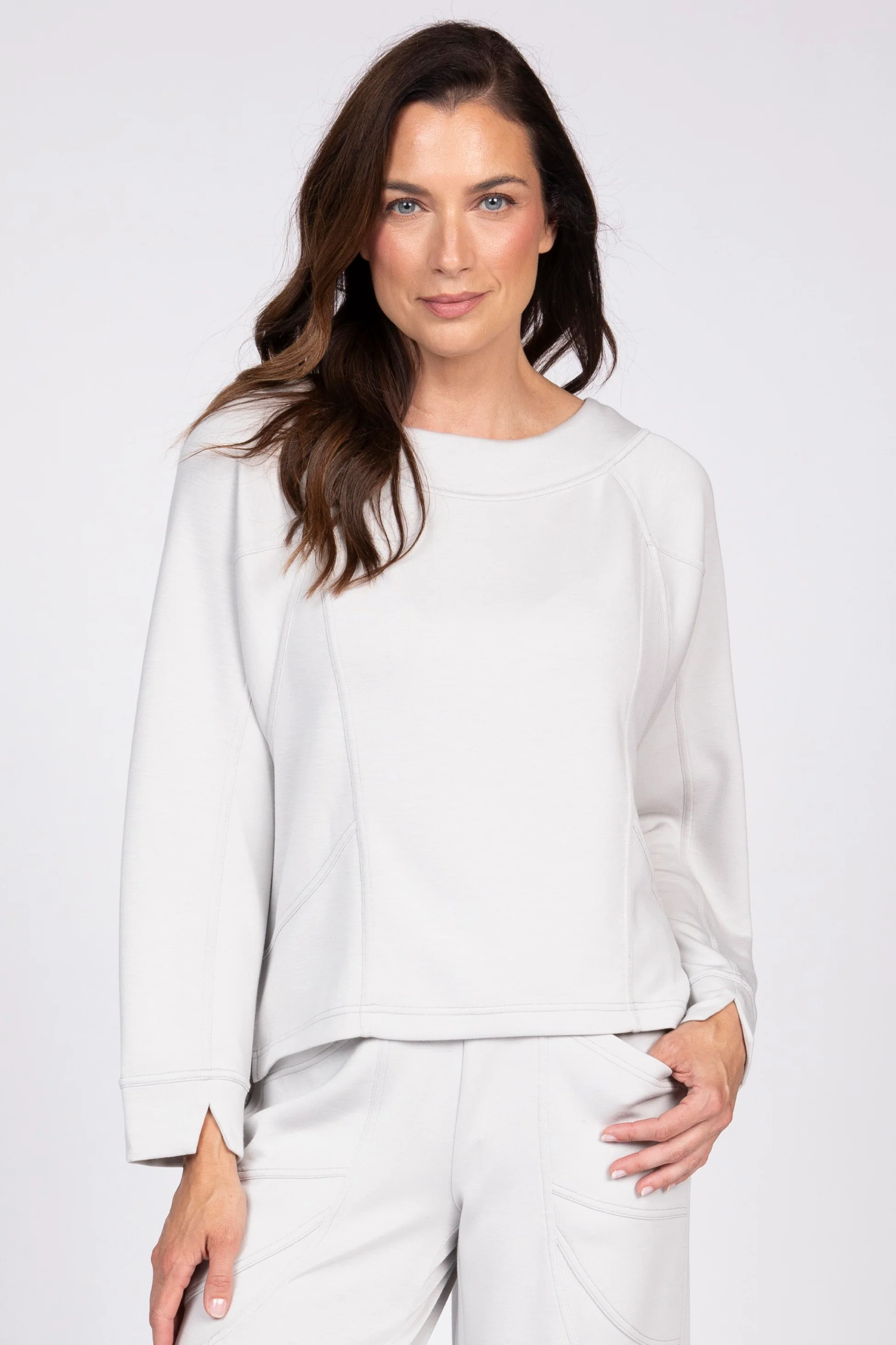 Feather Lux Knit Travel Pullover - Image 3