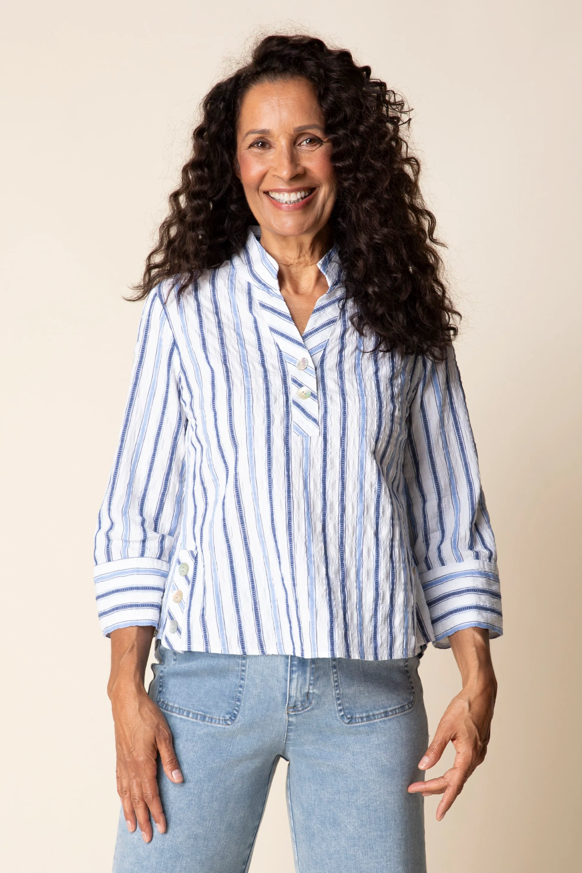 Hampton Stripe Vineyard Shirt - Image 4