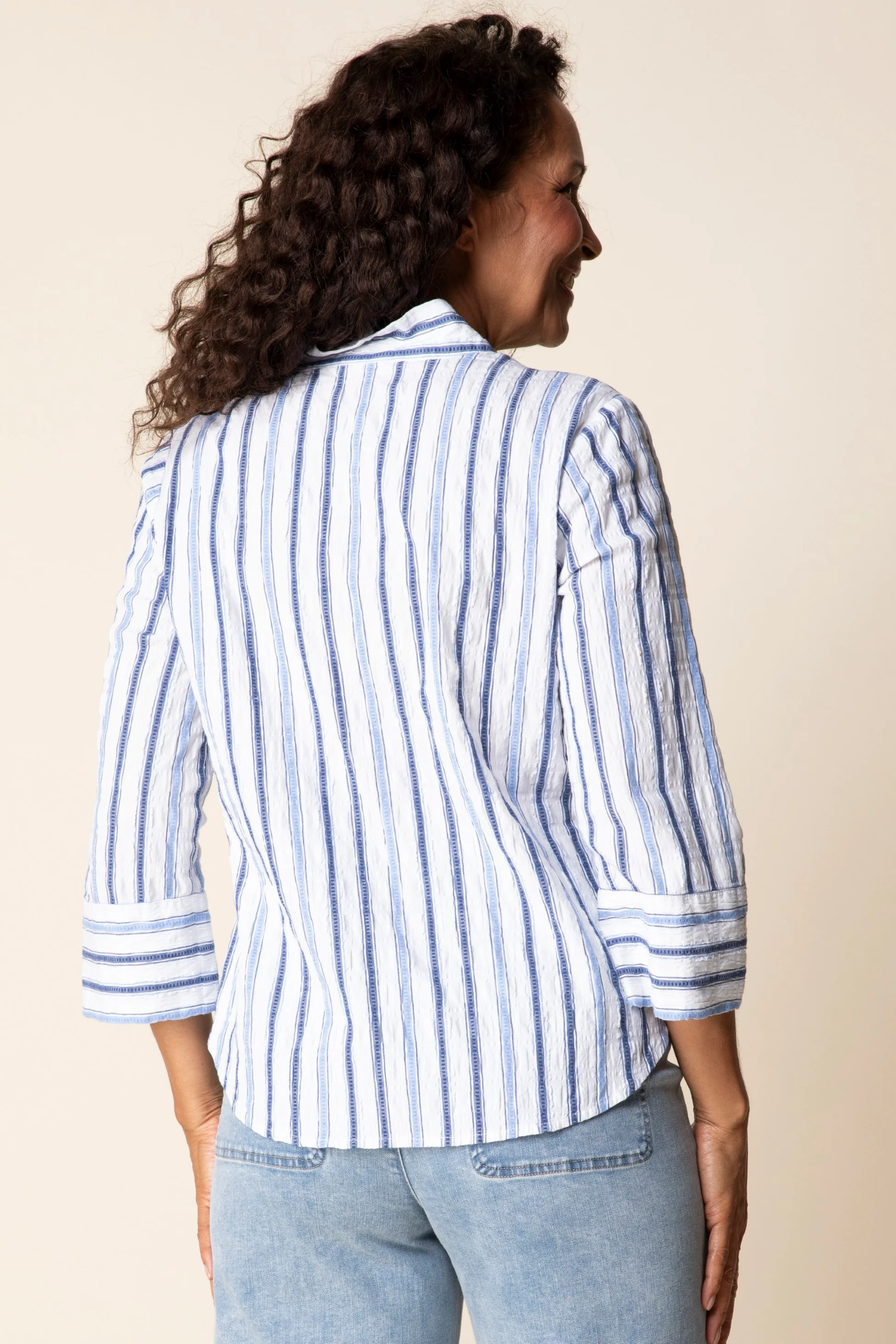 Hampton Stripe Vineyard Shirt - Image 5