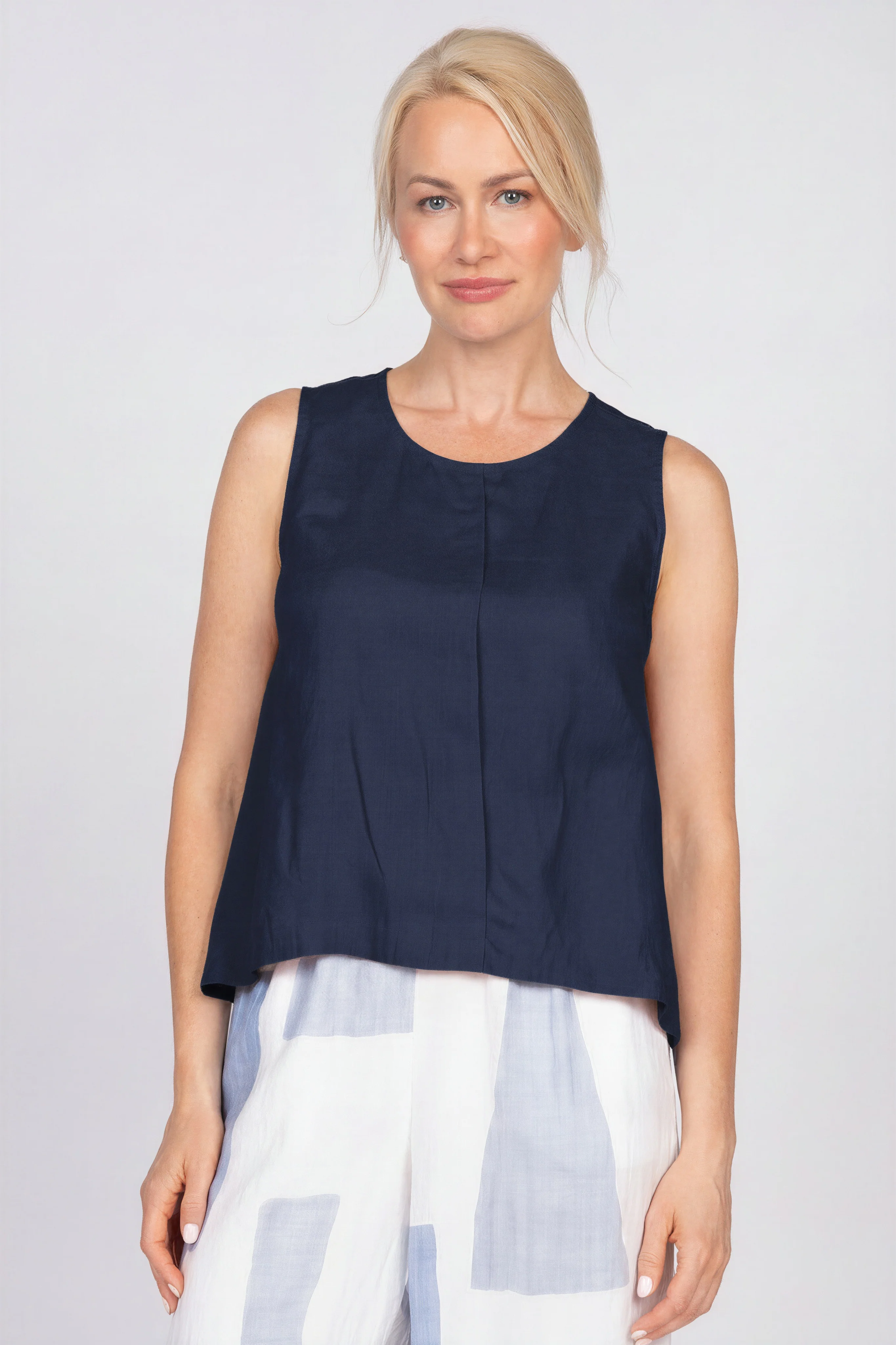 Linen Pleat Front Tank - Image 3