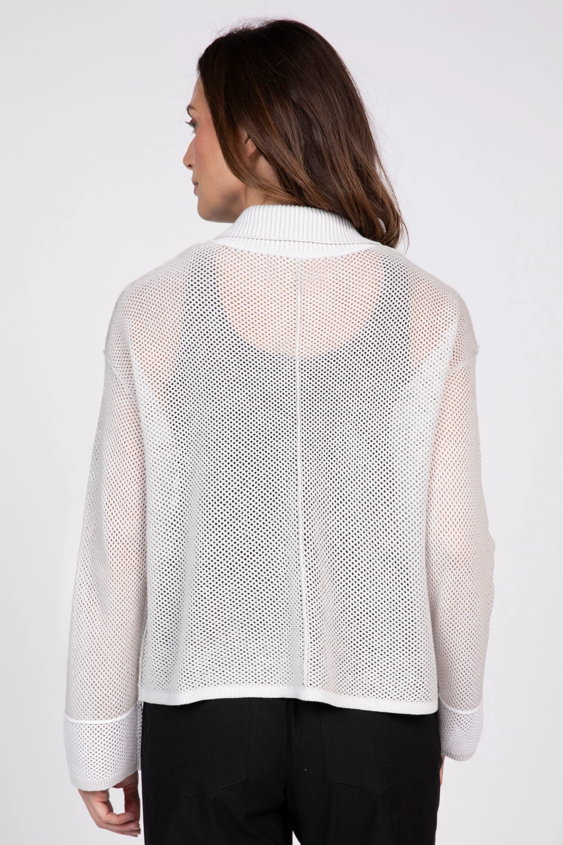 Mesh Stitch Go To Cardigan - Image 9