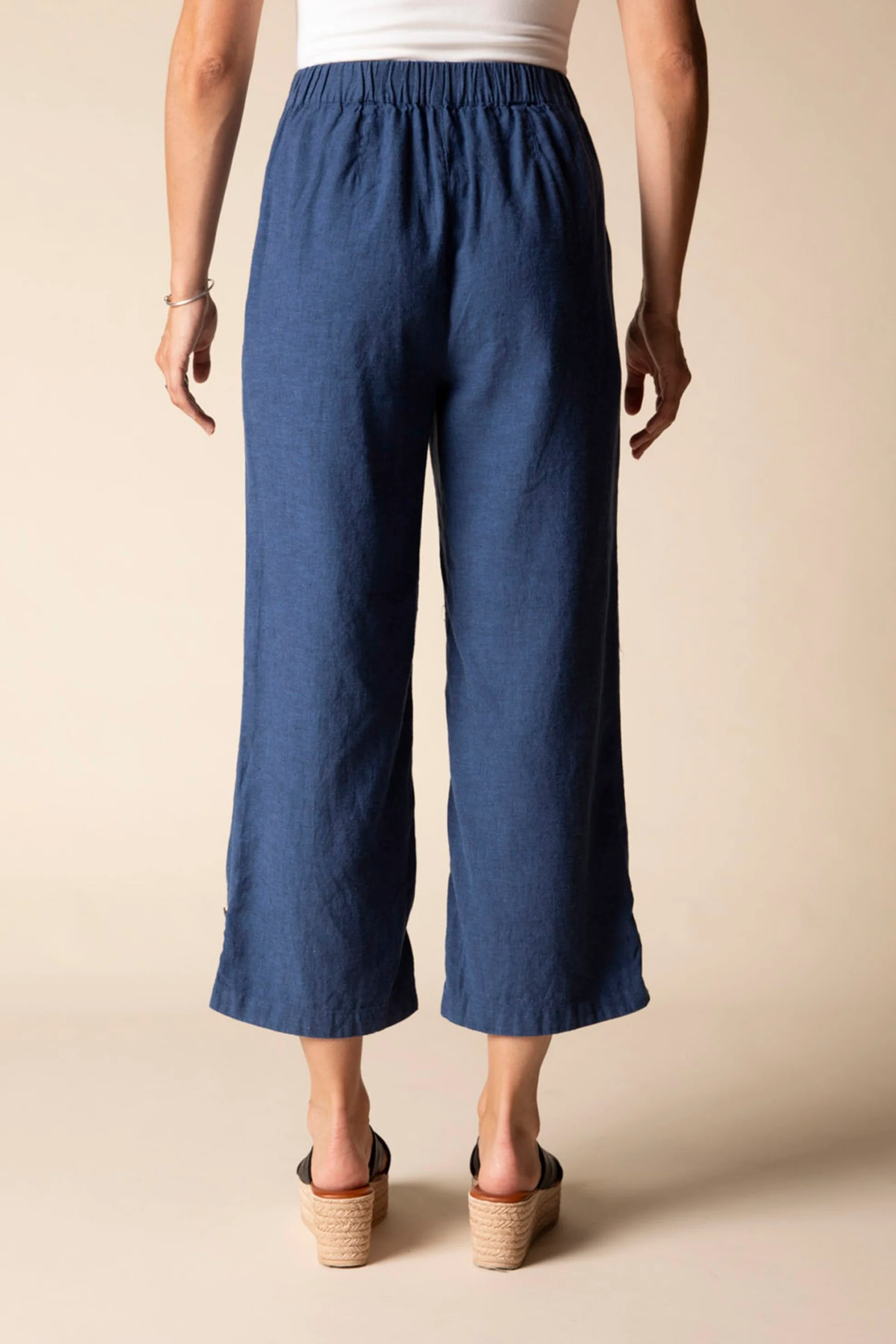 Pleat Button Capri - Image 9