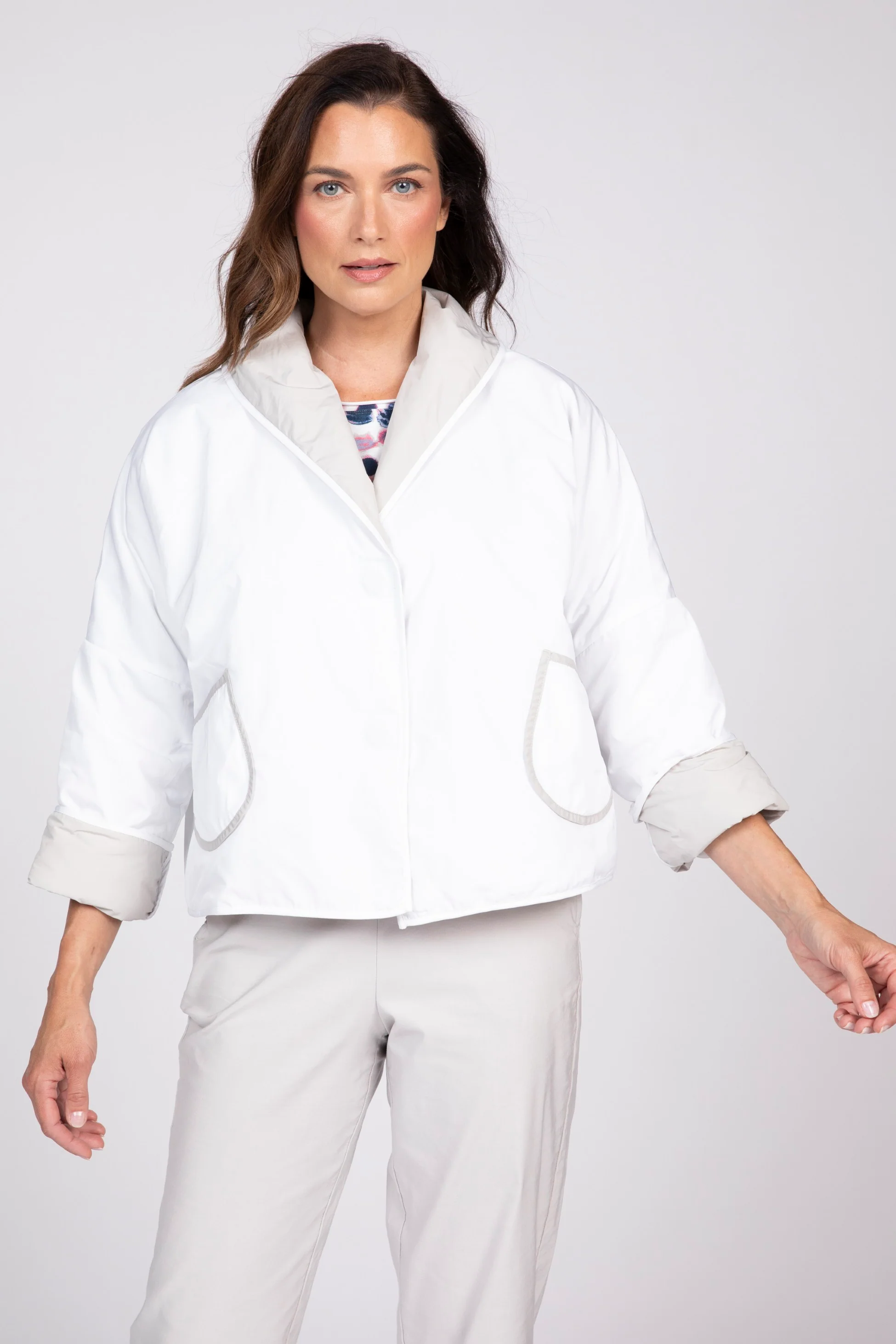 Reversible Shawl Jacket - Image 3