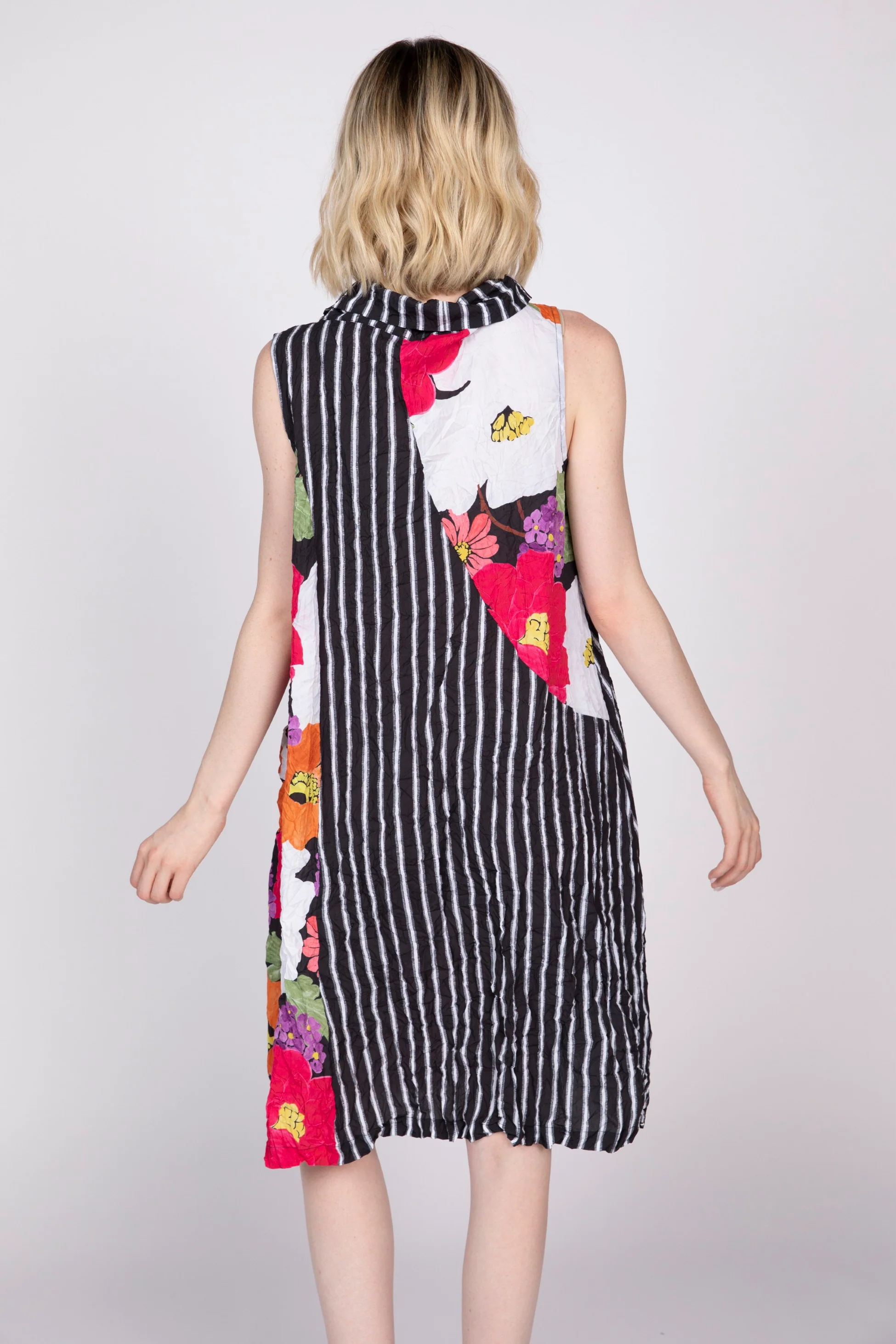 Siesta Floral Crinkle Crepe Every Where Dress - Image 6