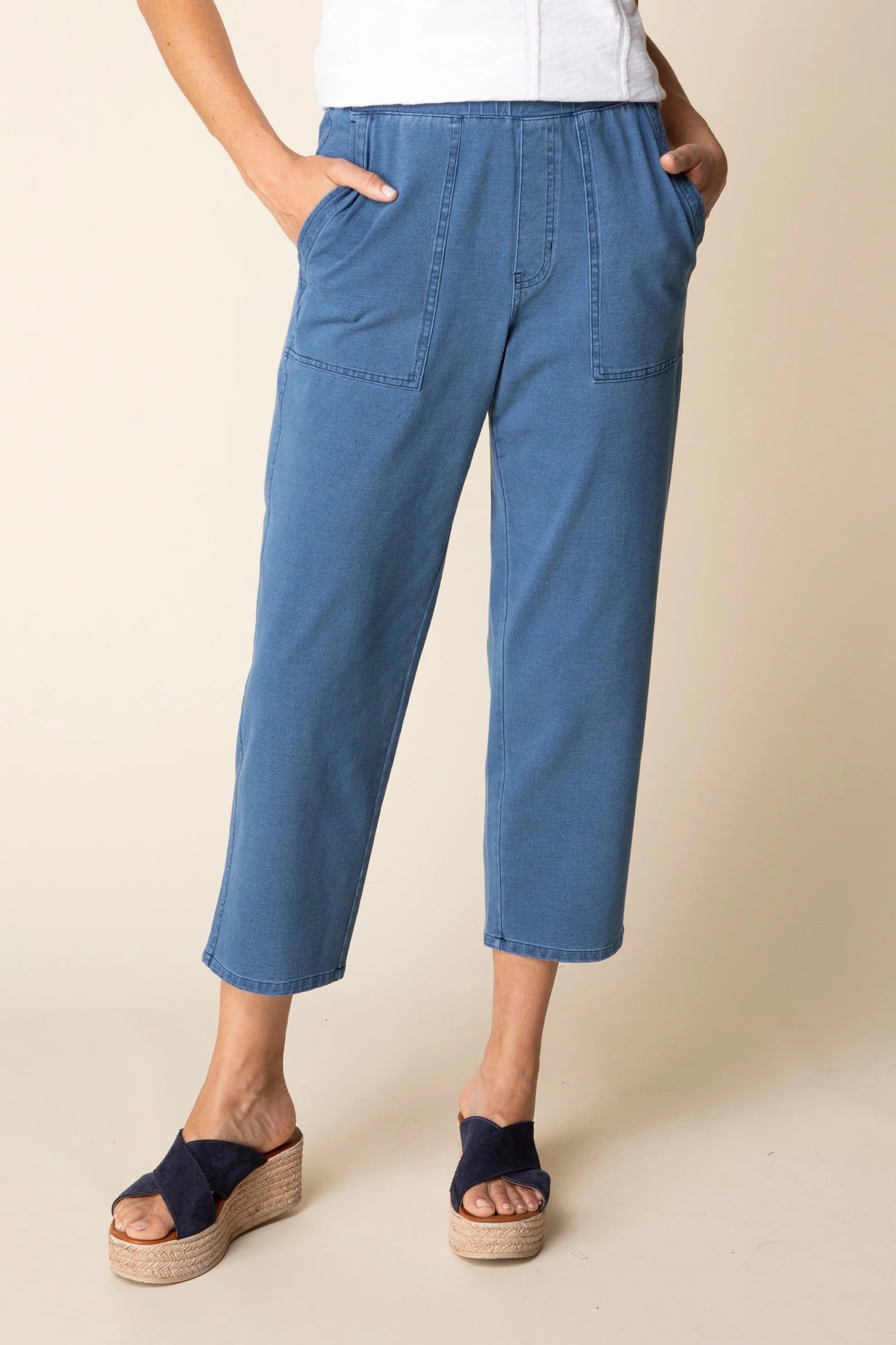 Stonewash Knit Cargo Pant