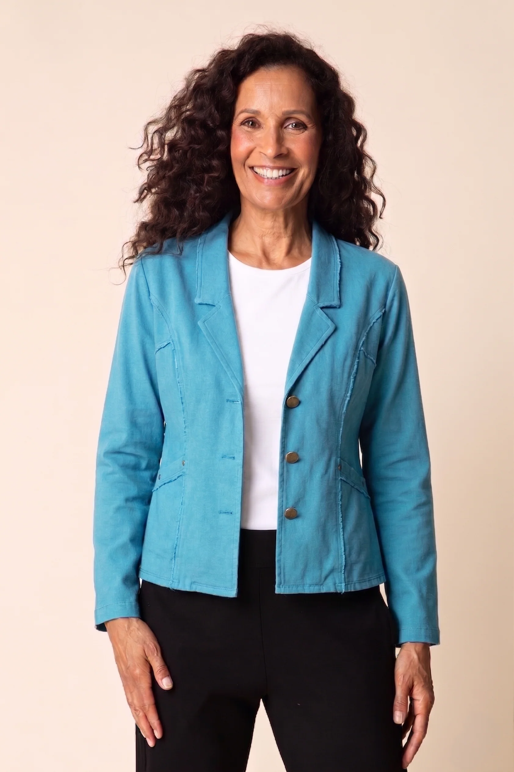 Stonewash Knit Denim South Side Jacket - Image 4