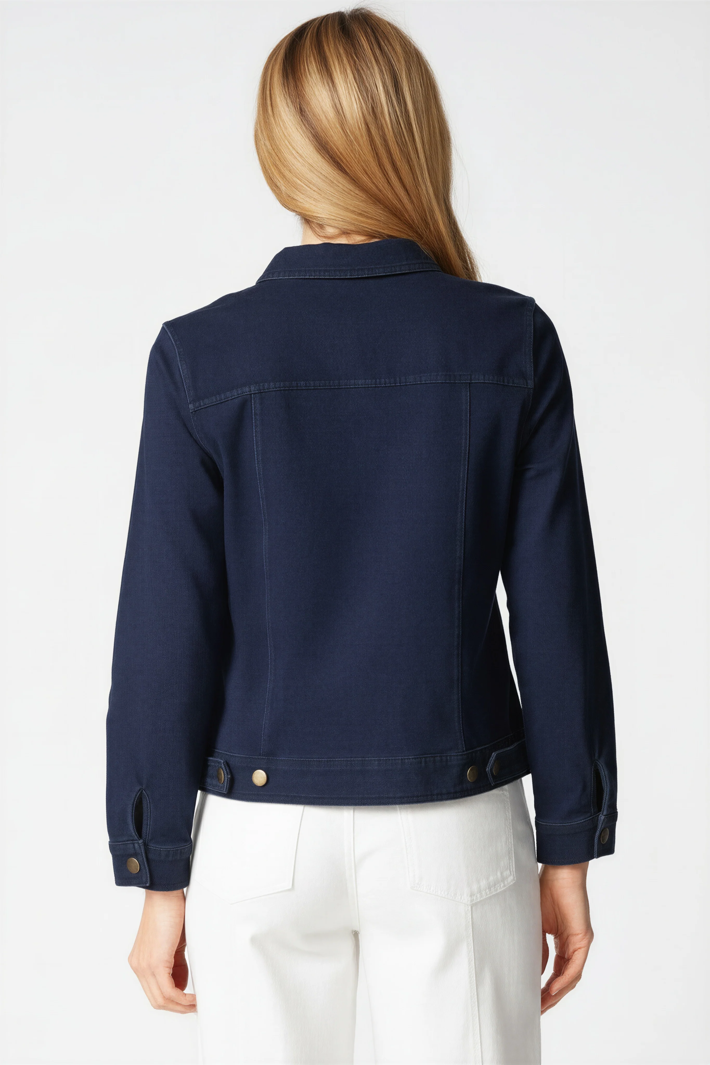 Stonewash Knit Jean Jacket - Image 3
