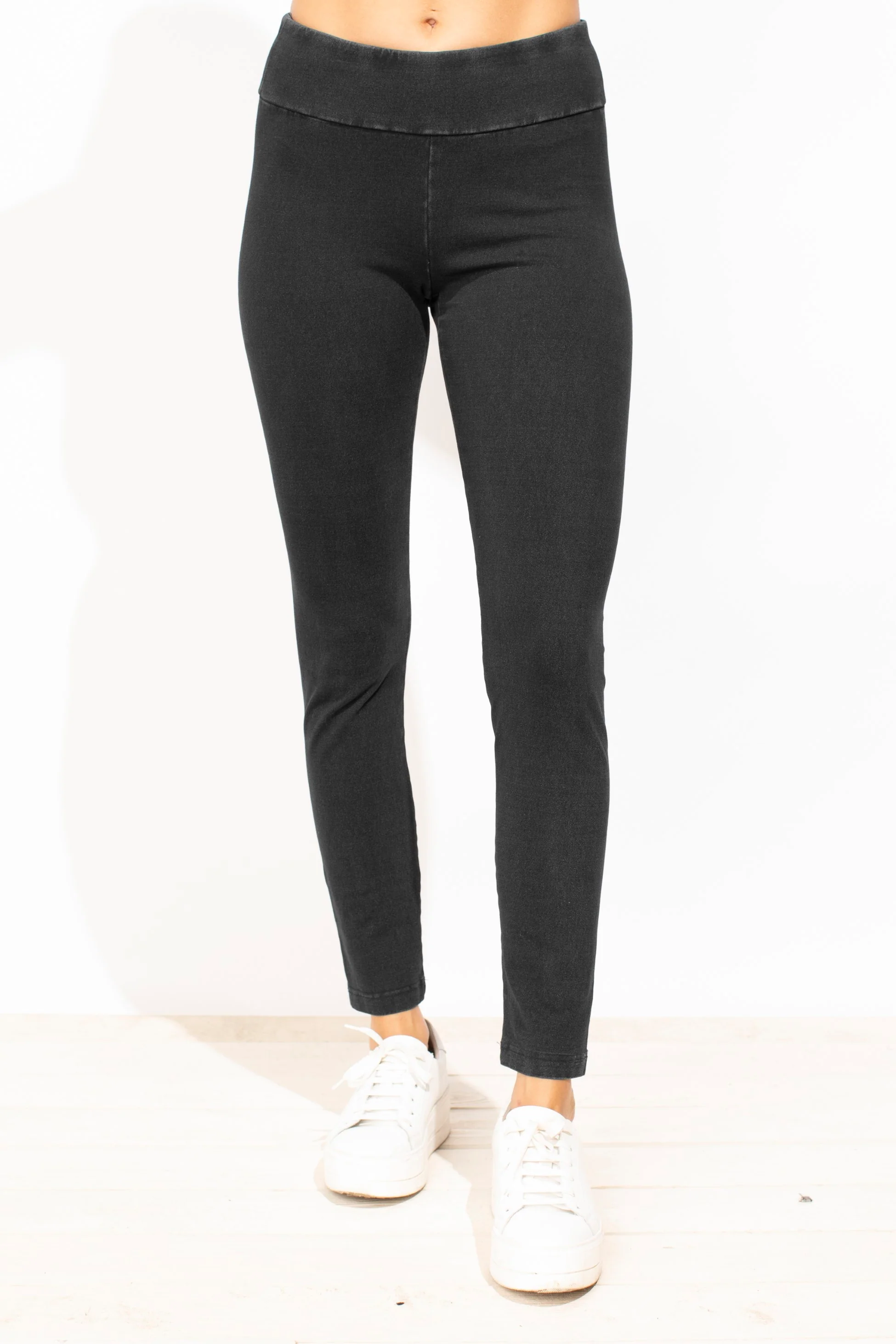Stonewash Knit Slim Pant - Image 4