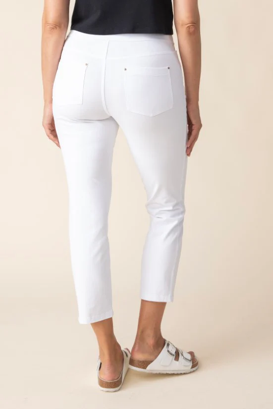Stonewashed Capri Knit Jean - Image 3