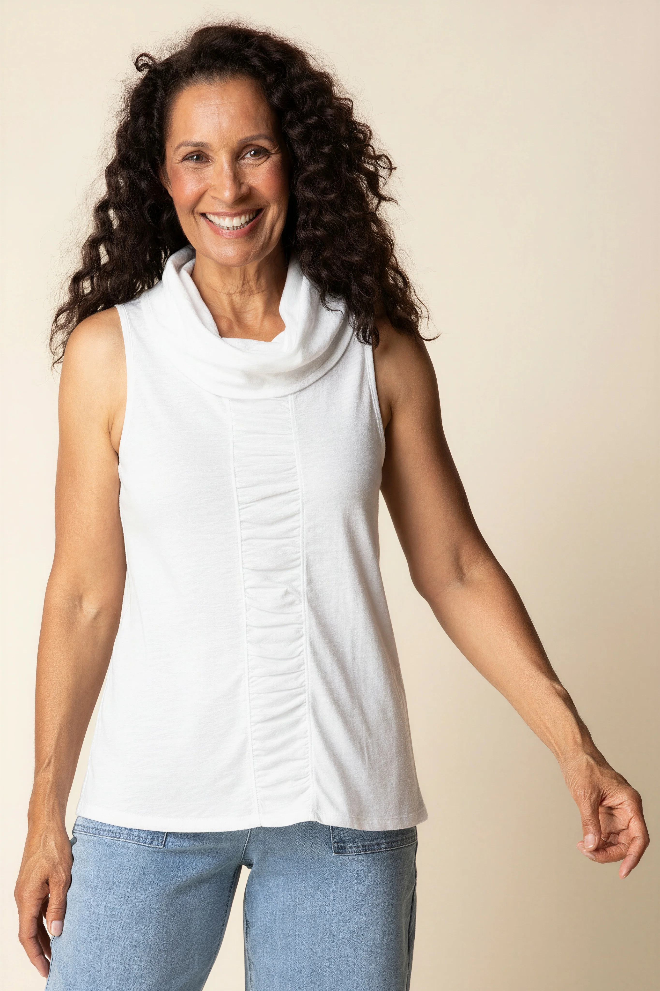The Ruched Sleeveless Tunic - Image 4