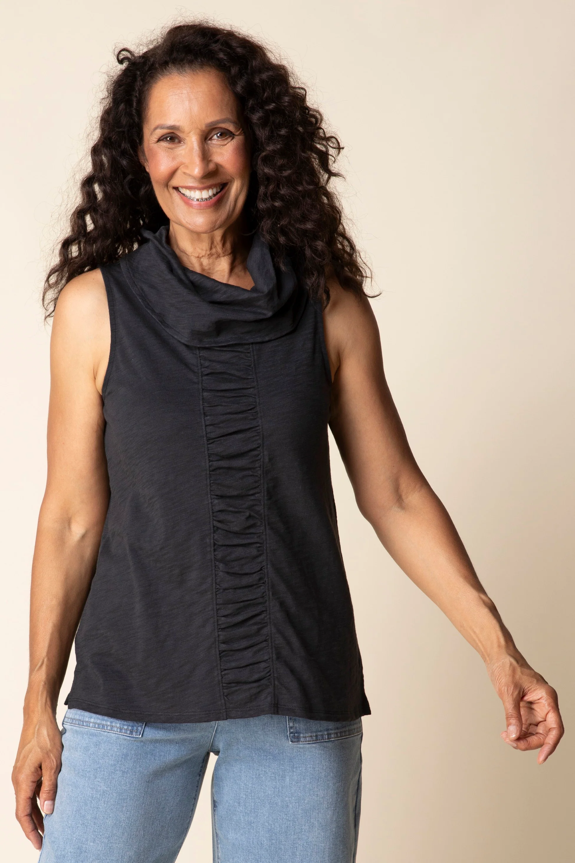 The Ruched Sleeveless Tunic - Image 2