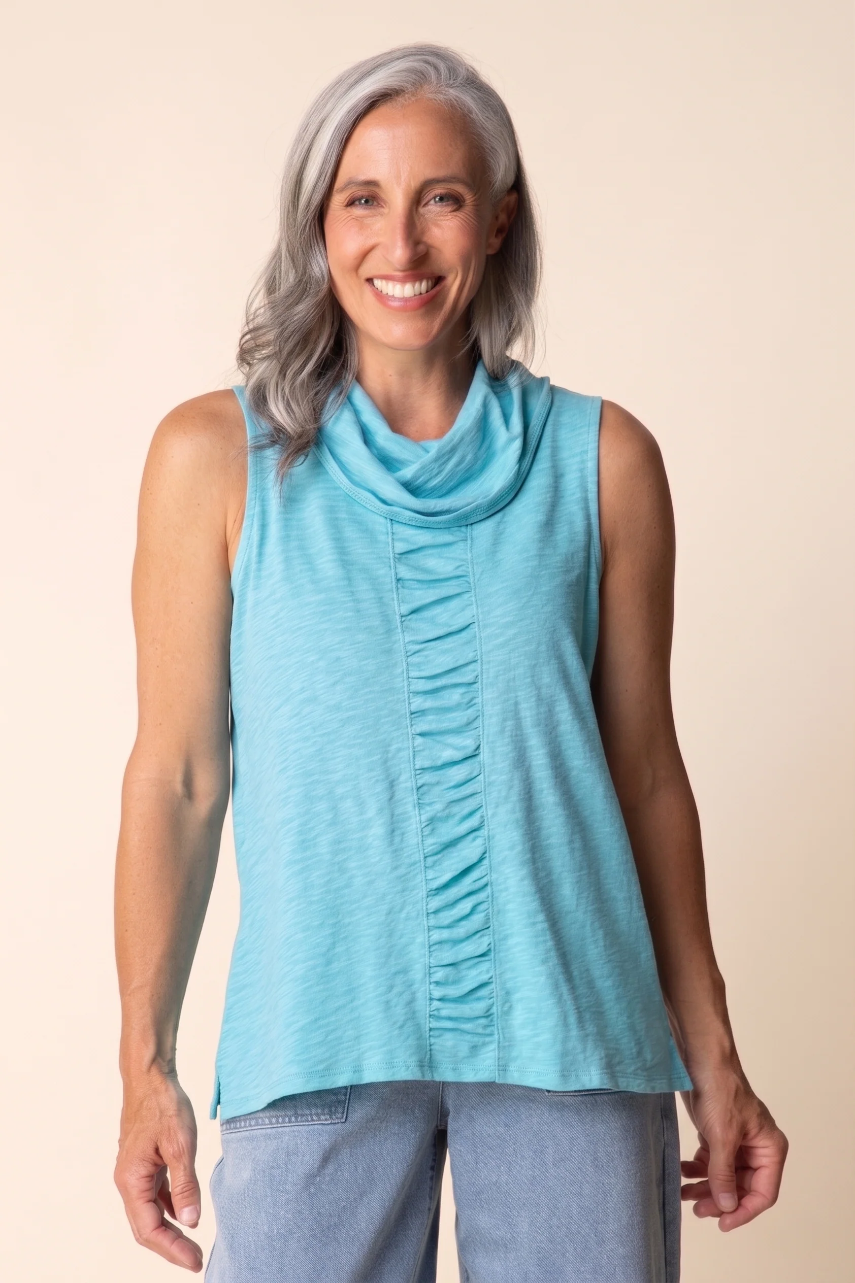 The Ruched Sleeveless Tunic - Image 6