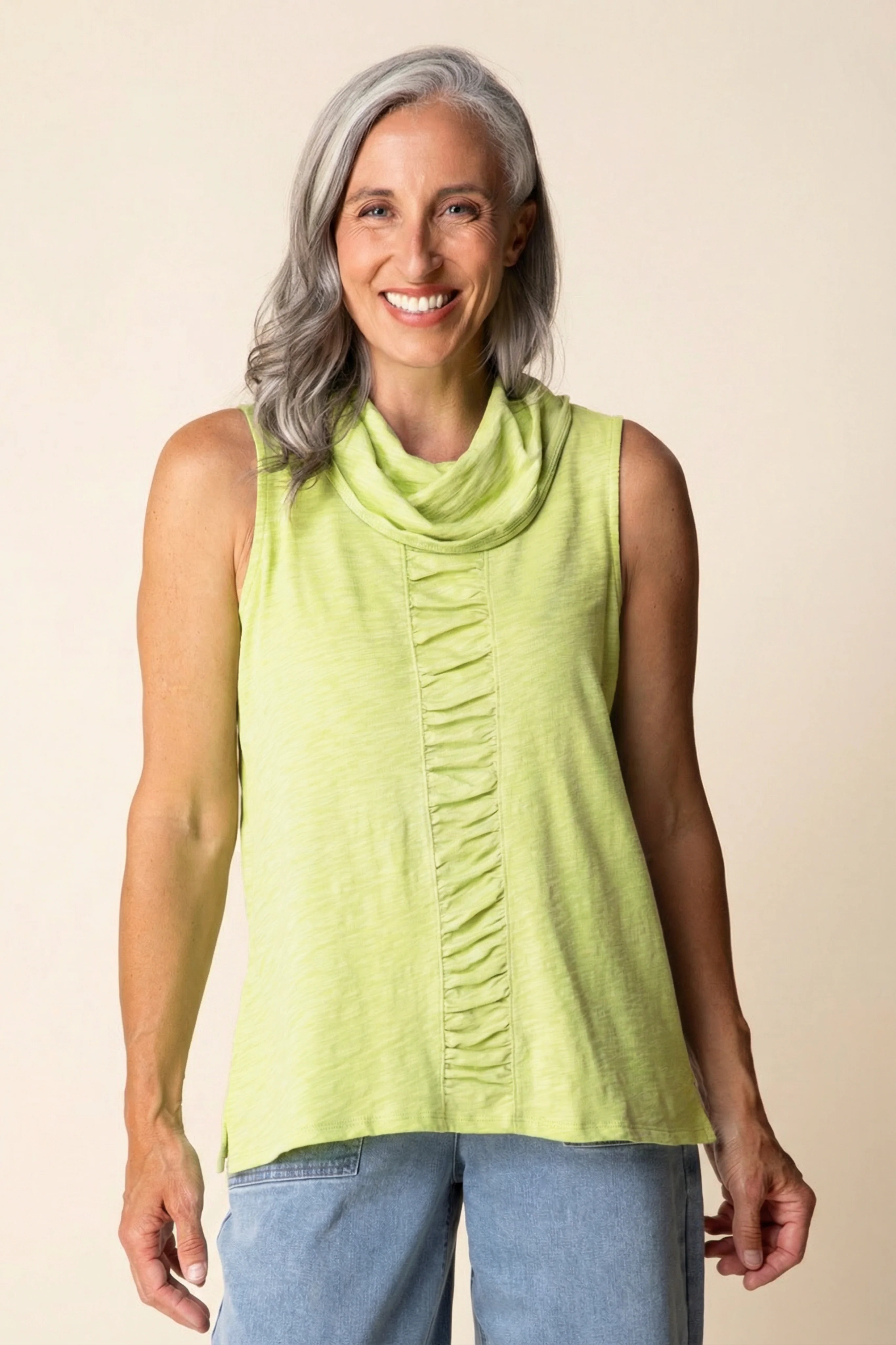 The Ruched Sleeveless Tunic - Image 5