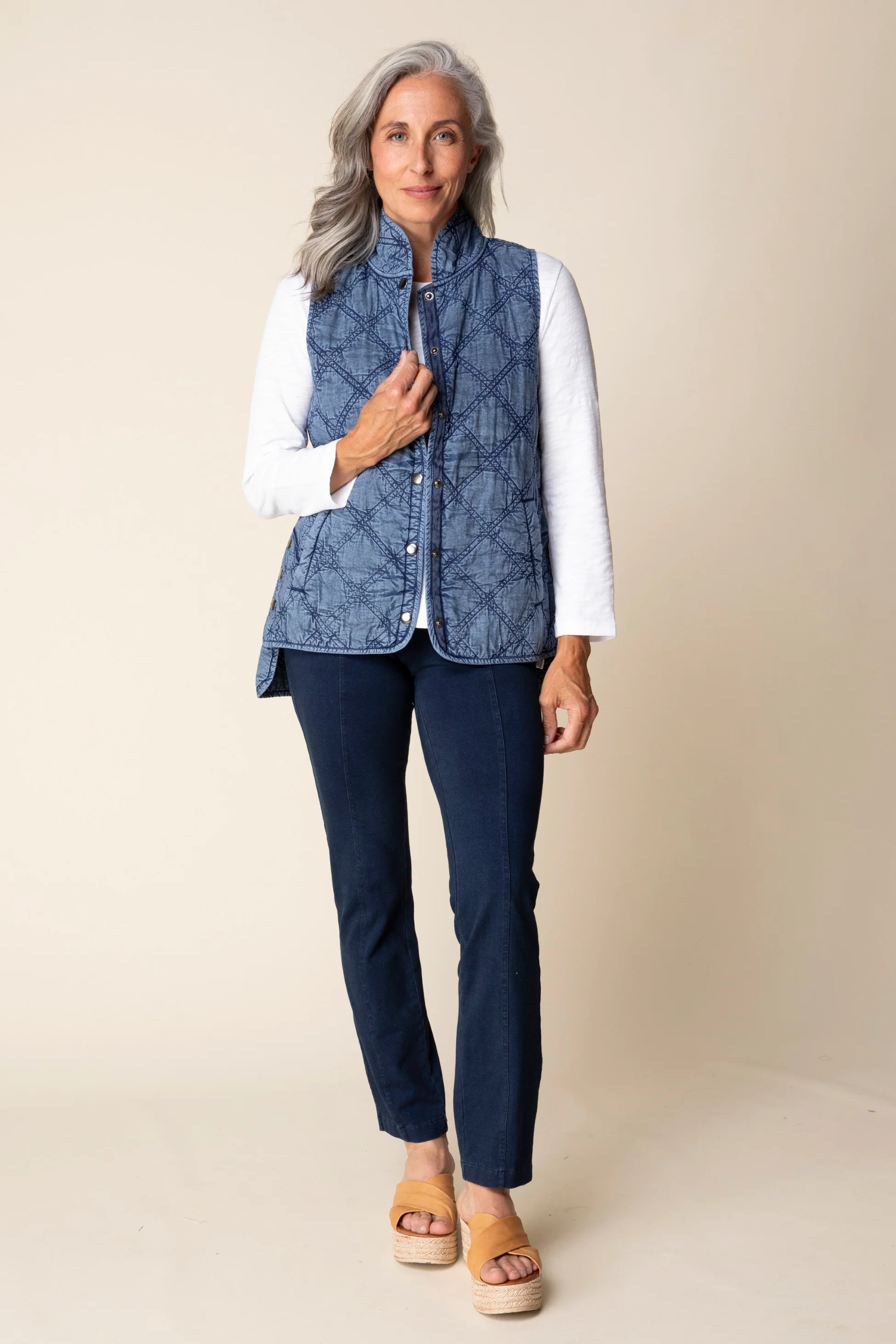 Windjammer Quilted Cotton Vest - Image 4